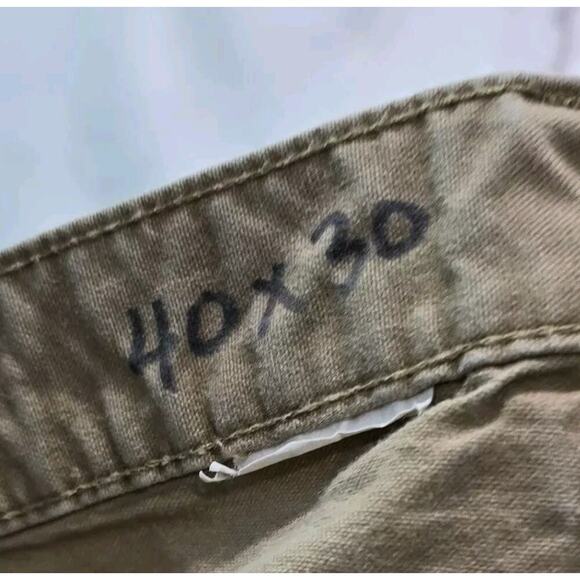 Carhartt Pants Mens 40 X 30 Khaki Tan Canvas Straight Chino Relaxed Fit - Picture 3 of 11